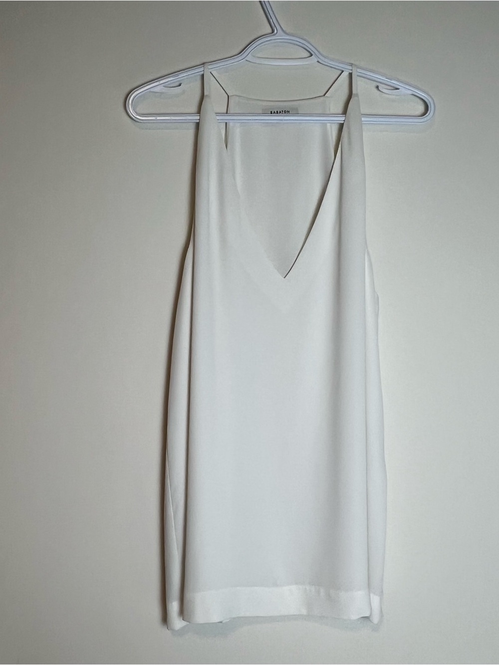 Babaton Morris Blouse / Split-Side Camisole – White (Size Large)